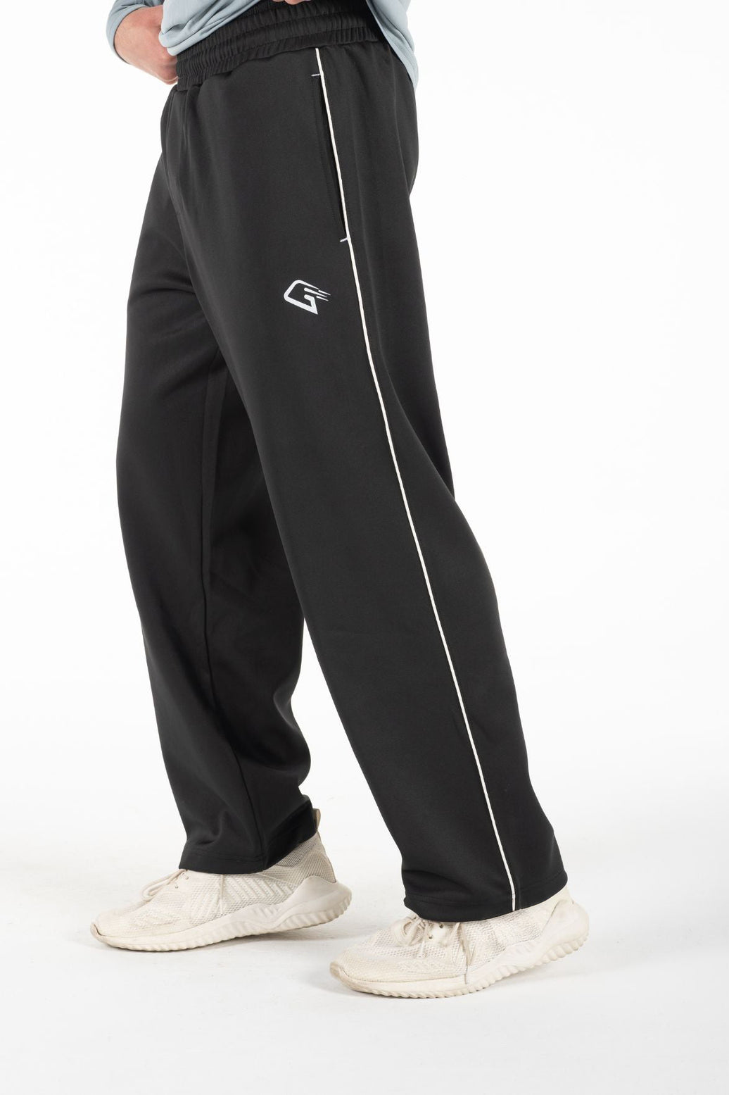 Active Line Black Men Pants