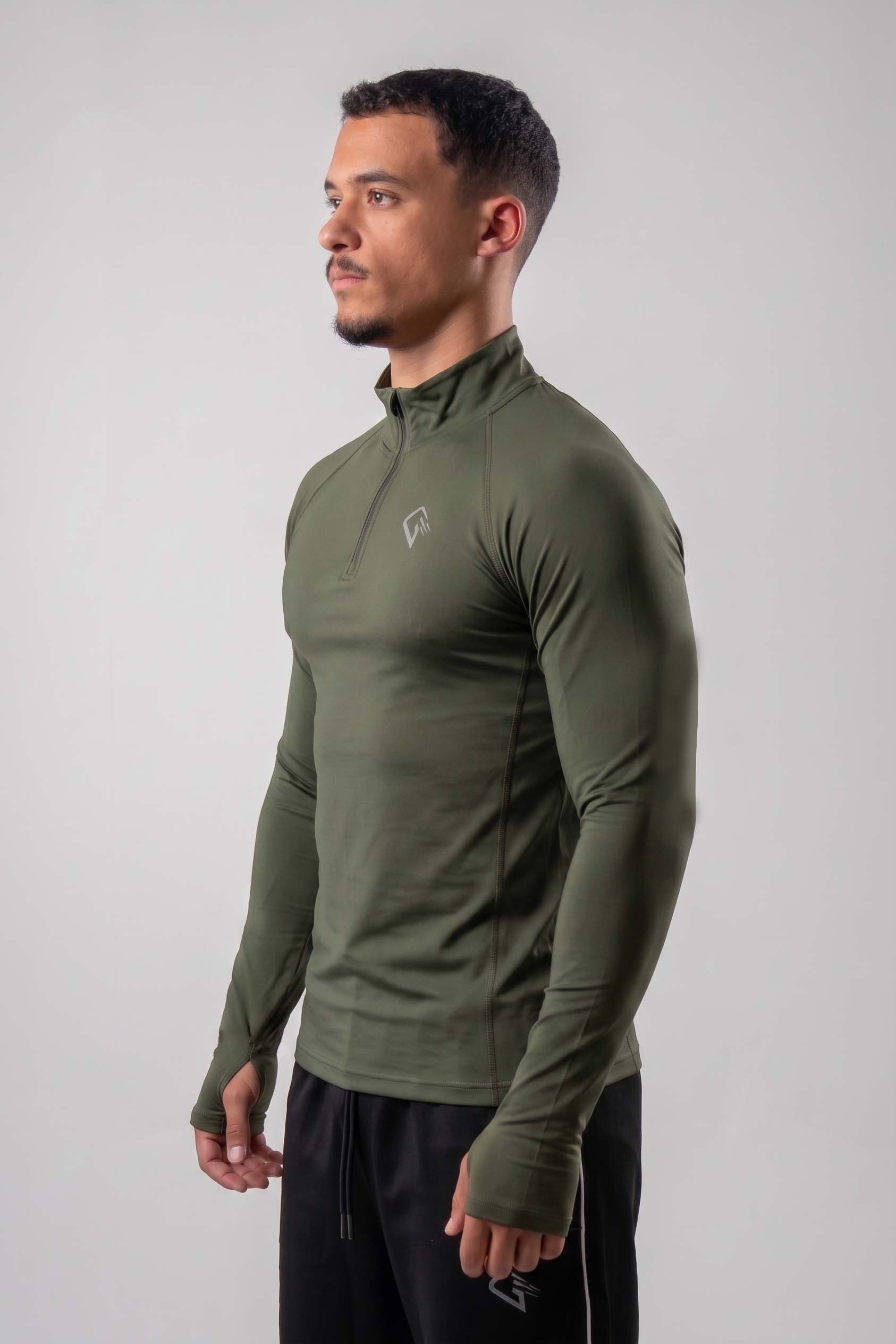 Generic Audi Olive Quarter zipper