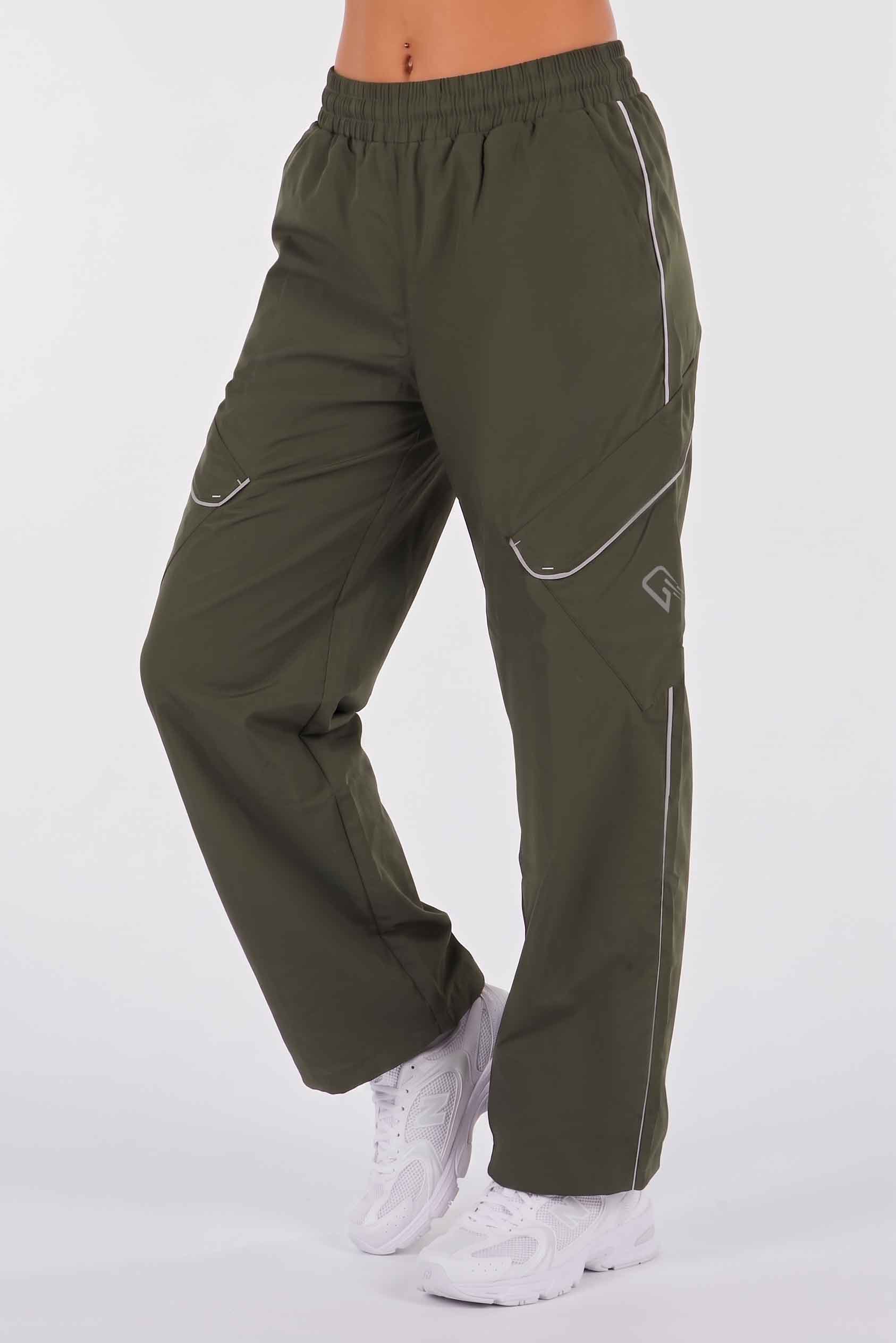 Drift Dark Green Wide Pants