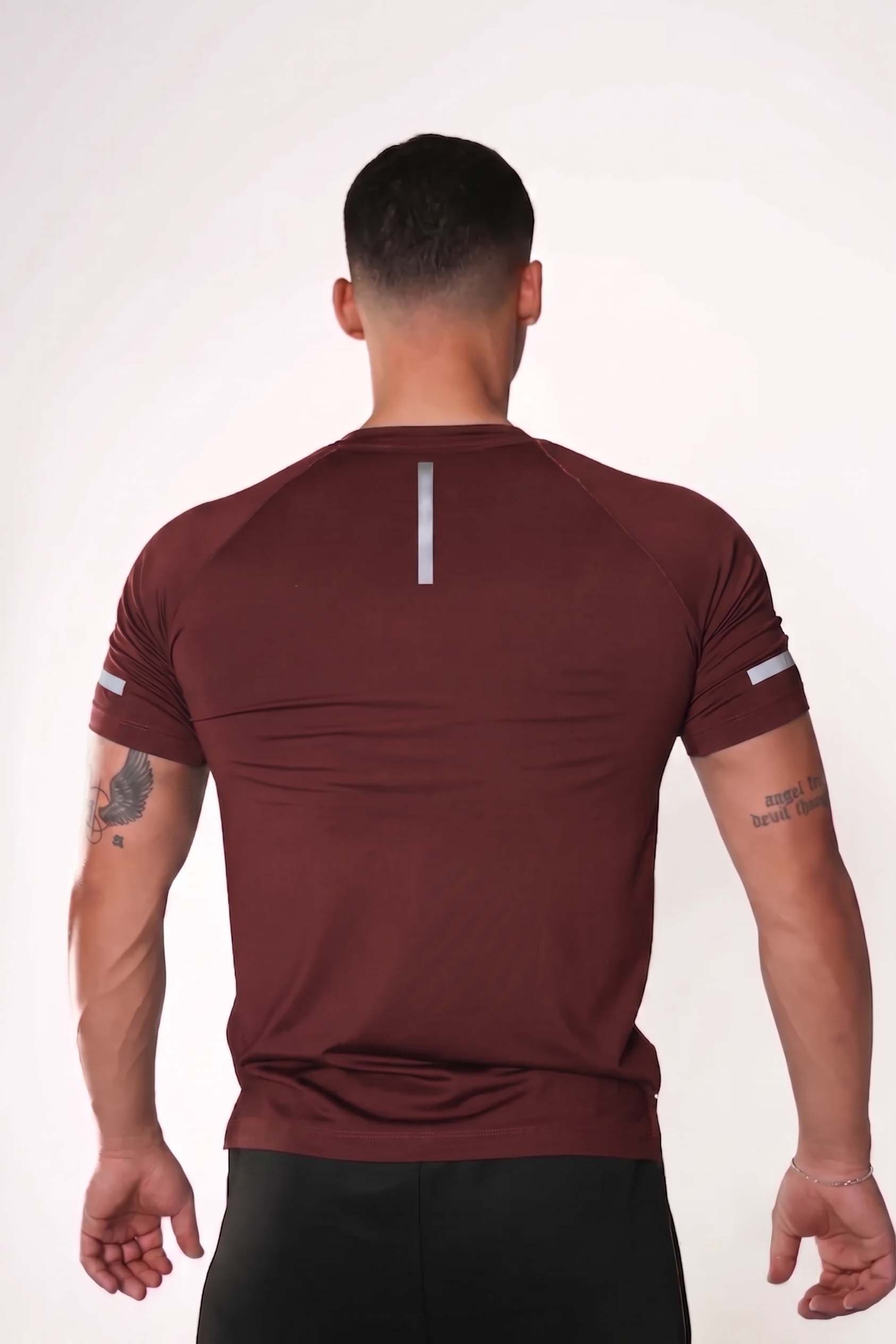 SINGLEX VAPOR ION Reflex Burgandy Tee