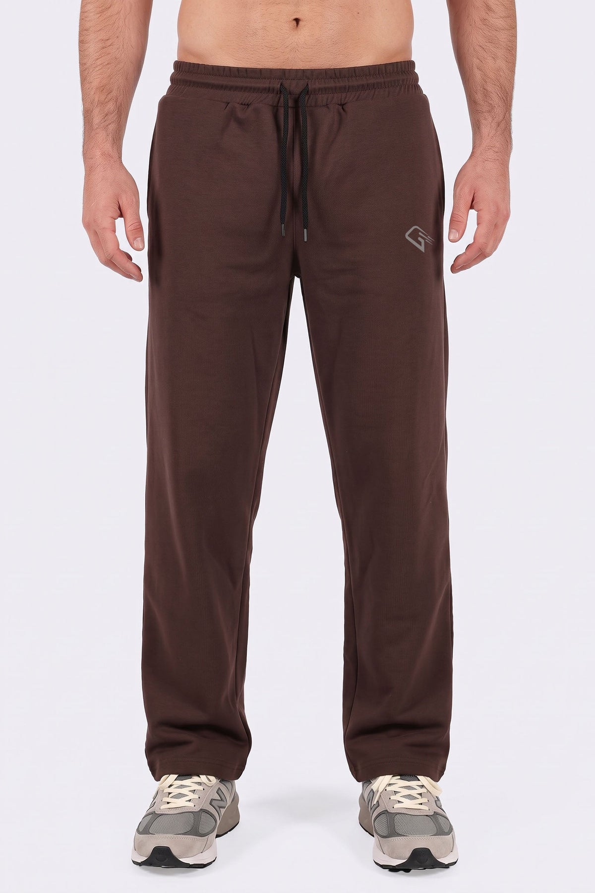 Active Line Brown Men Pants
