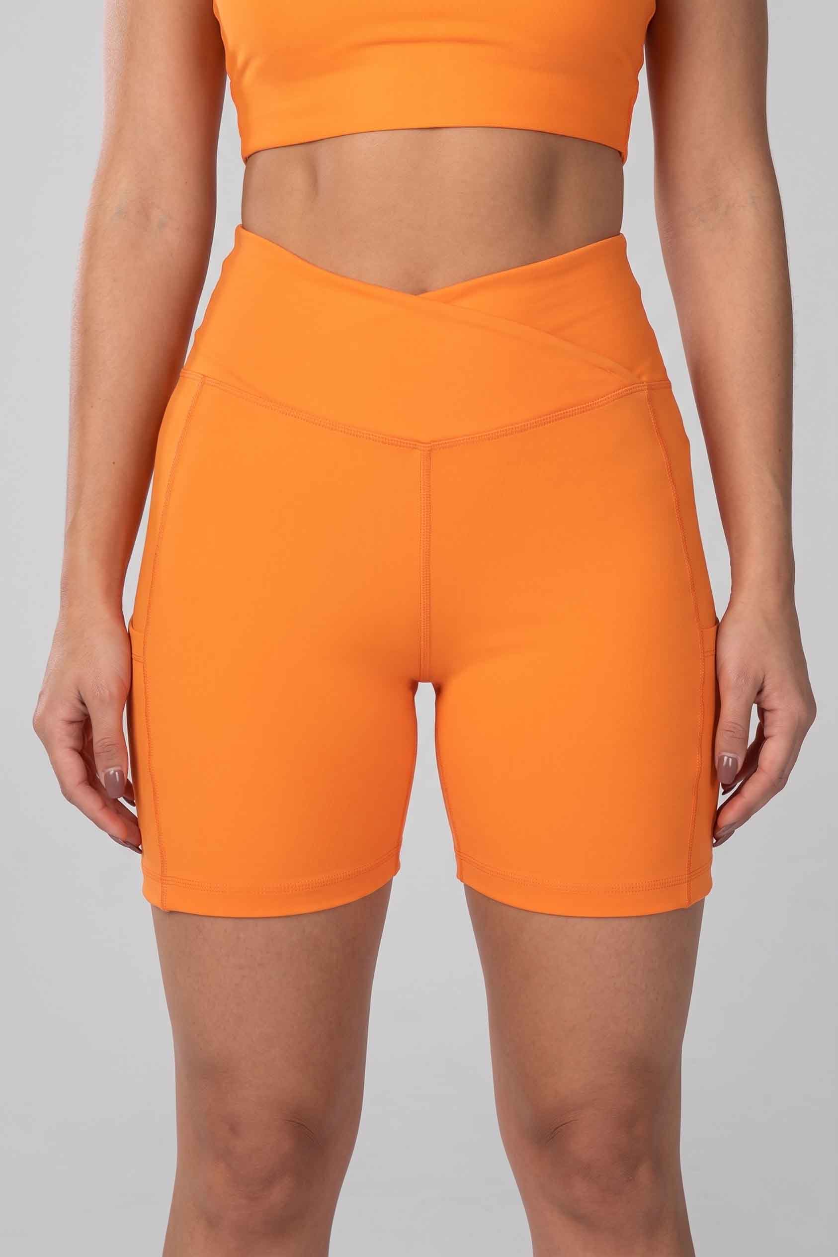 Power Move Orange Shorts