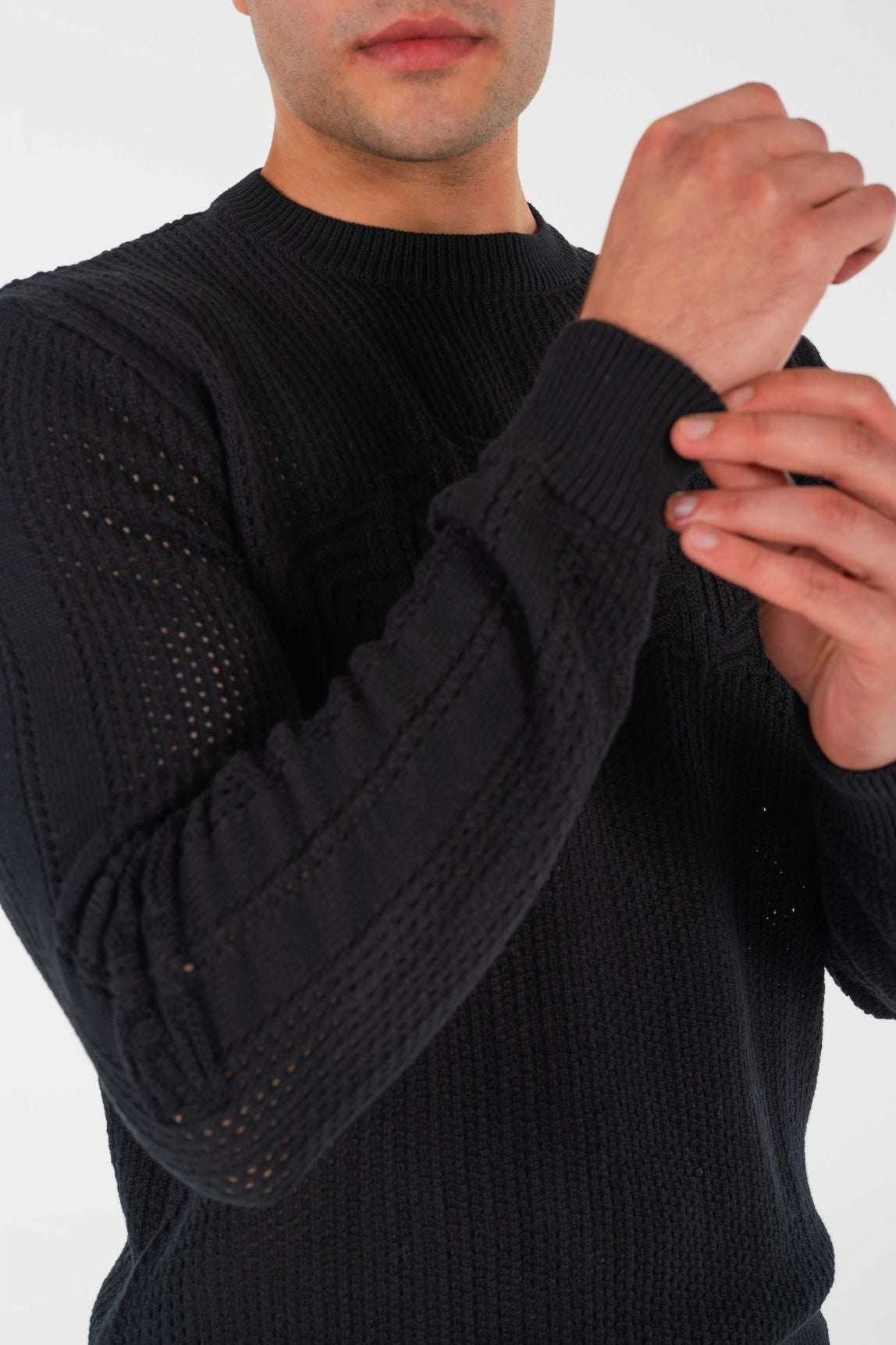 Street22 Long Sleeve Knit Black