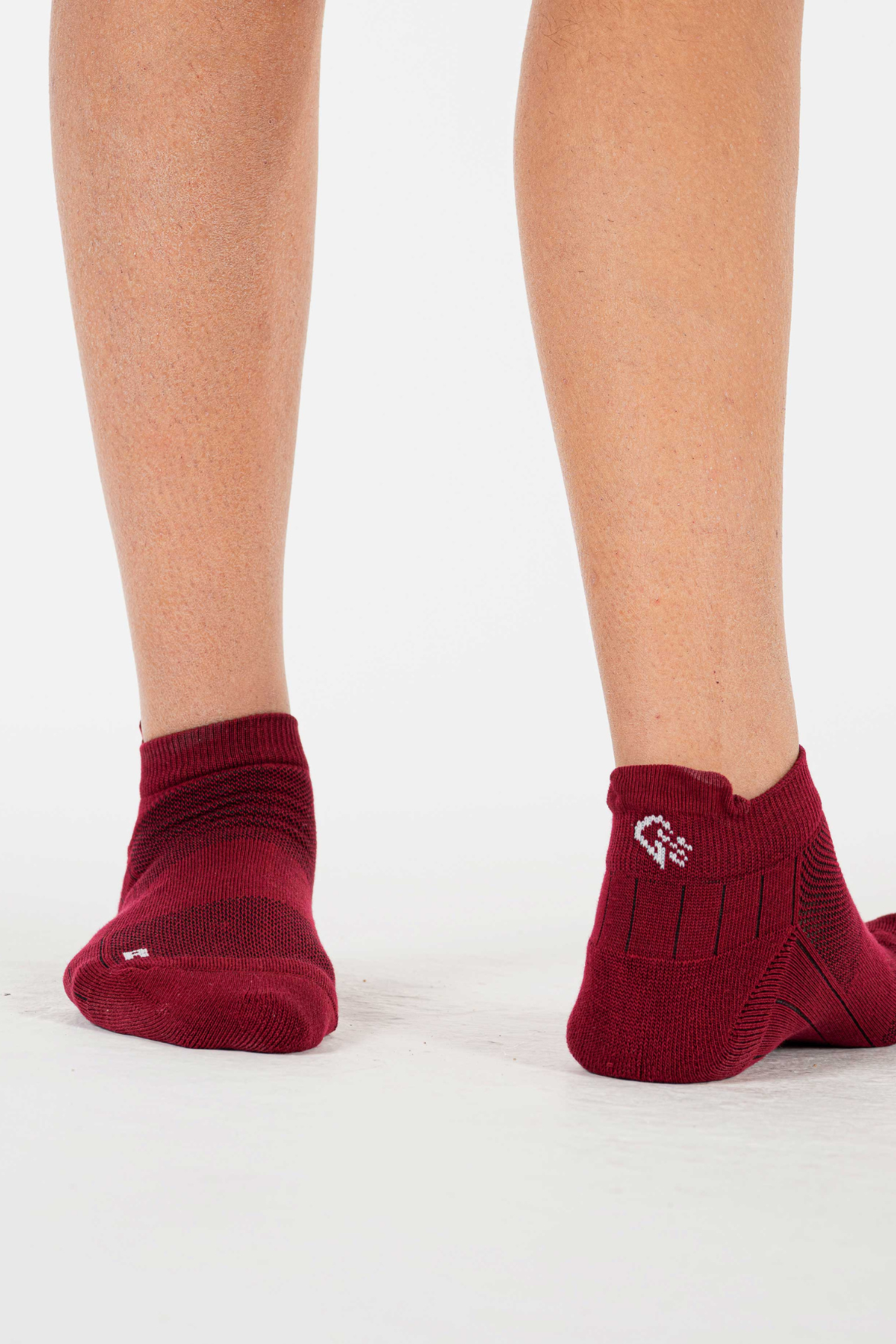 Velvet Burgundy Socks