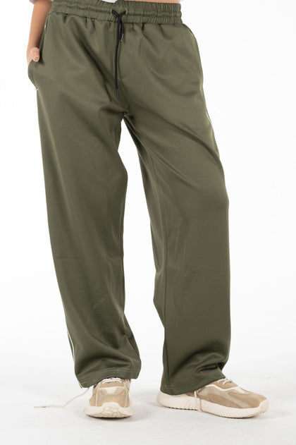 Active Line Olive Women Pants