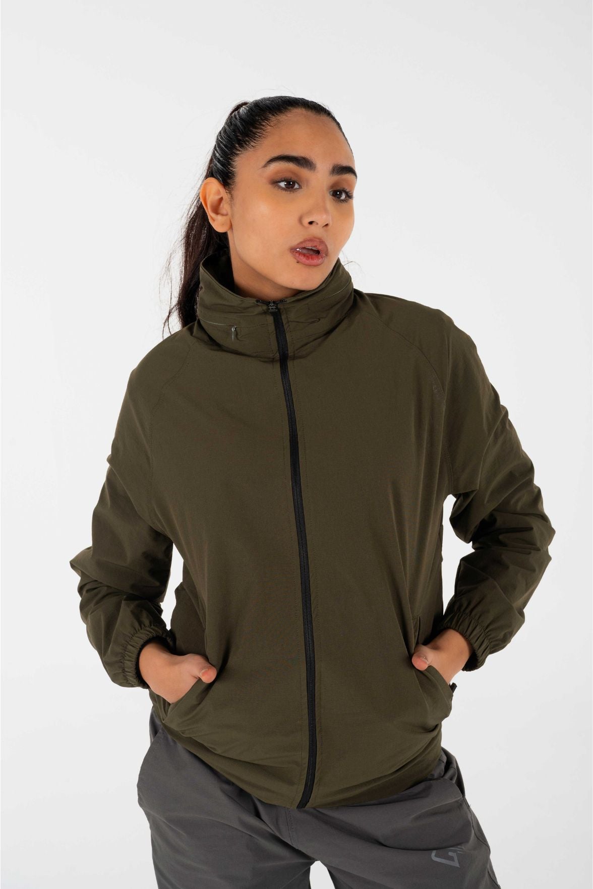I-Pulse Olive Jacket
