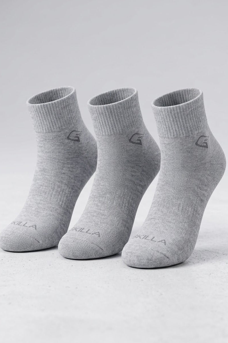 Gray Basic socks (3 Pack)
