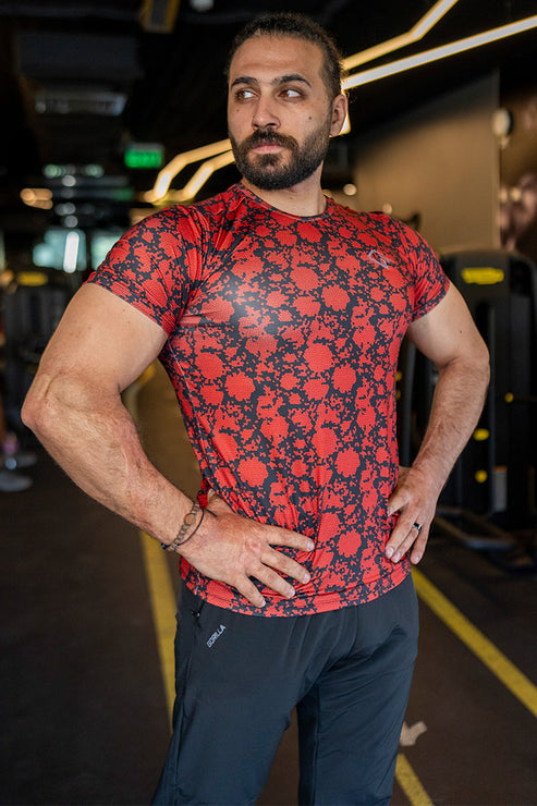Flame Grid T-shirt