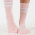 Double Stripe Pink Socks