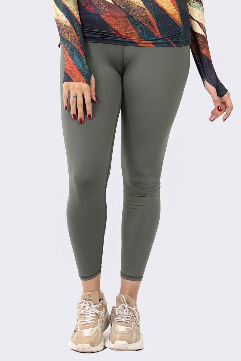 Elite Olive Leggings [ Outlet ]