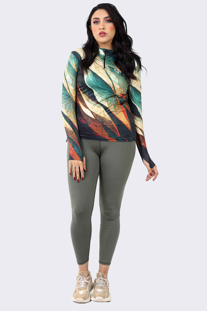 Elite Olive Leggings [ Outlet ]