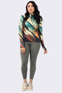 Elite Olive Leggings [ Outlet ]