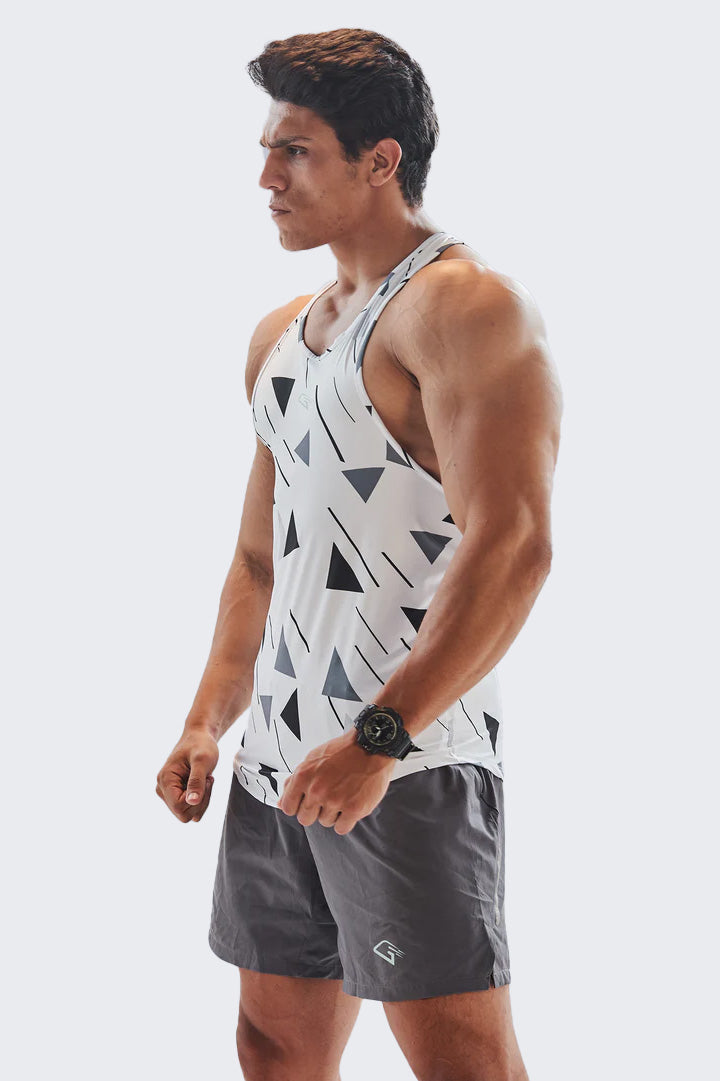 The white Royalty sleeveless