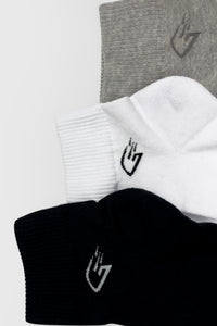Black Cotton Basic socks (3 Pack)