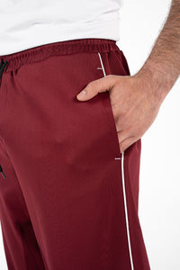 Active Line Burgandy Men Pants
