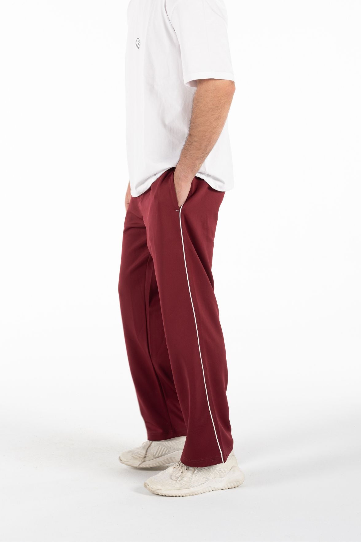 Active Line Burgandy Men Pants