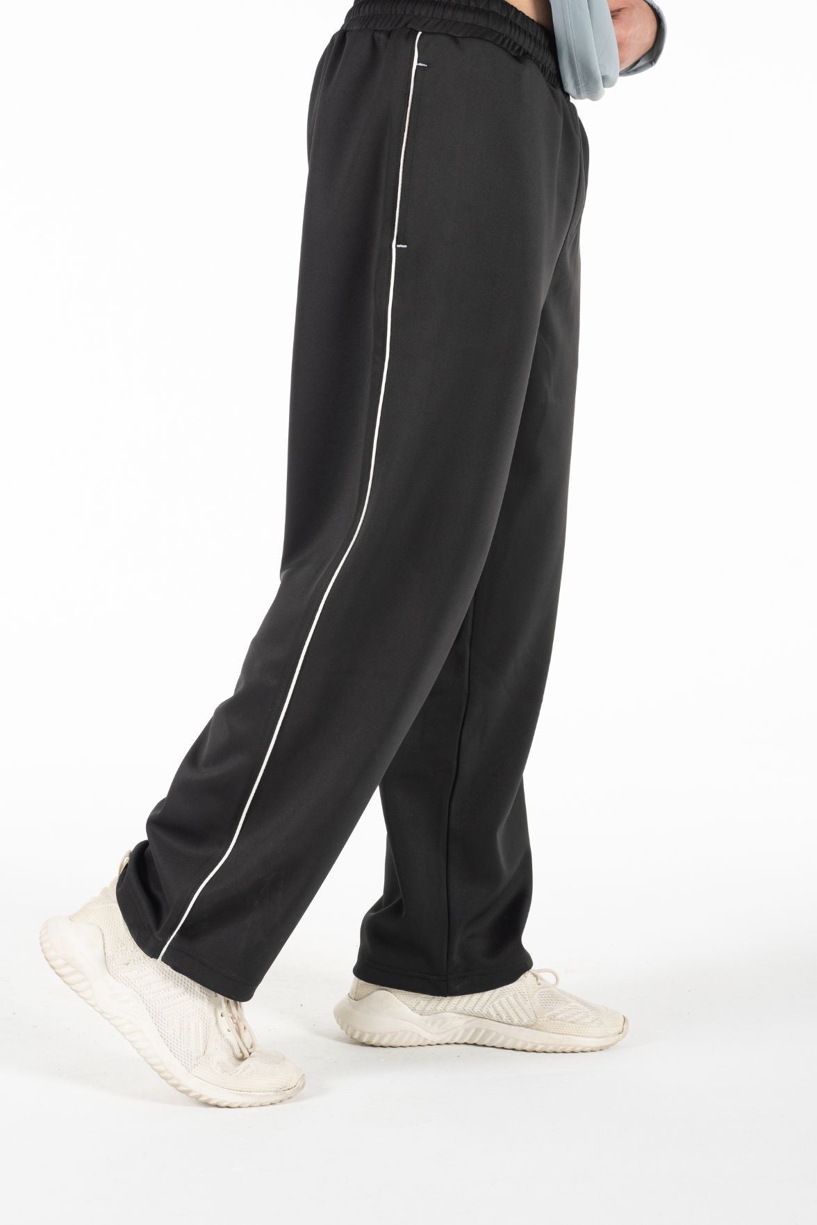 Active Line Black Men Pants