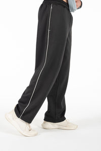 Active Line Black Men Pants