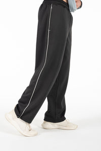Active Line Black Men Pants