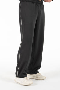Active Line Black Men Pants