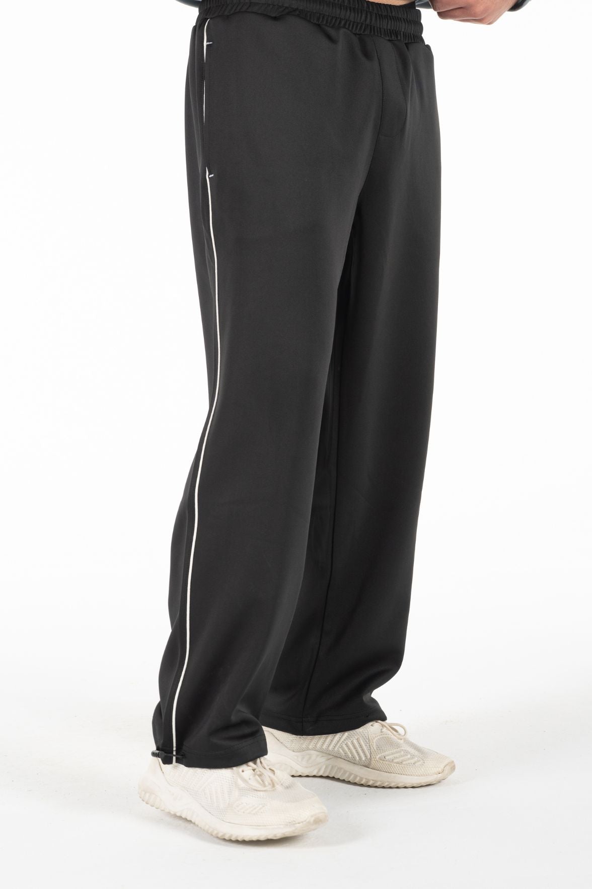 Active Line Black Men Pants