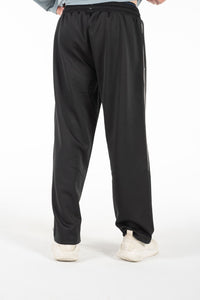 Active Line Black Men Pants