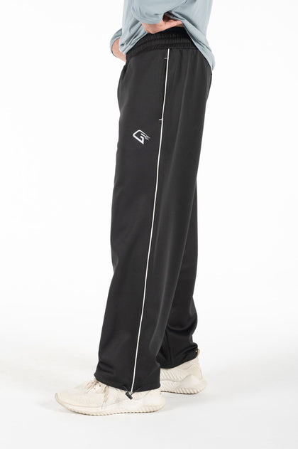 Active Line Black Men Pants