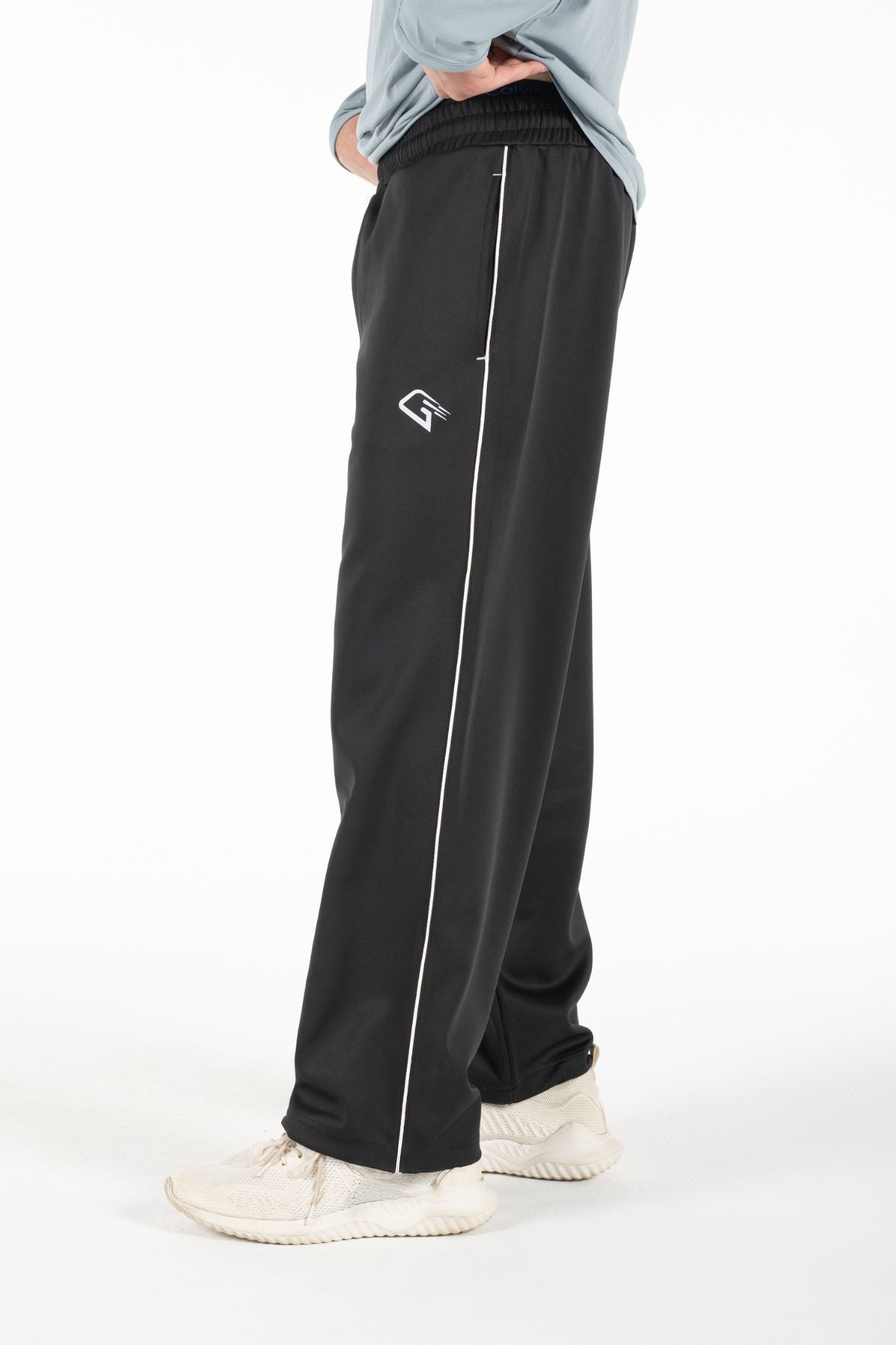 Active Line Black Men Pants