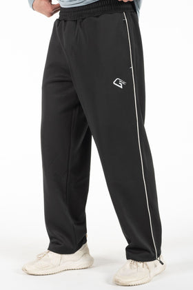 Active Line Black Men Pants
