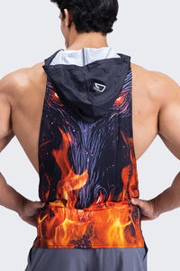Mighty Eagle hoodie Sleeveless
