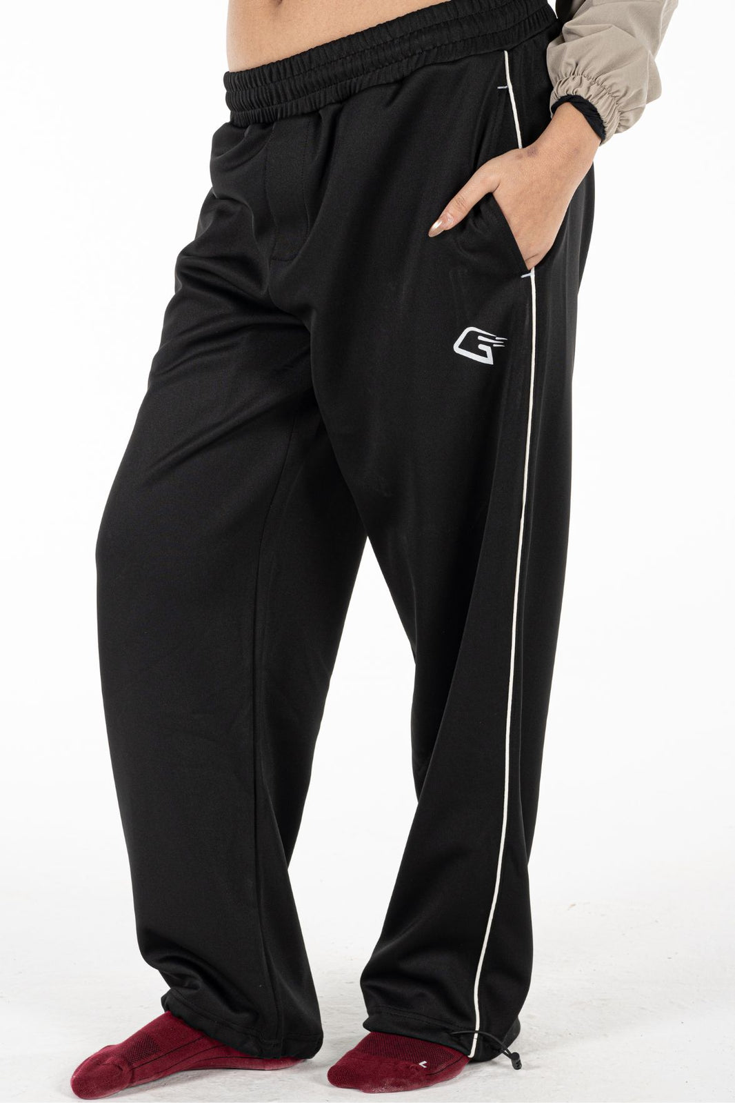 Active Line Black Women Pants