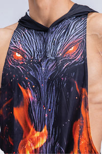 Mighty Eagle hoodie Sleeveless