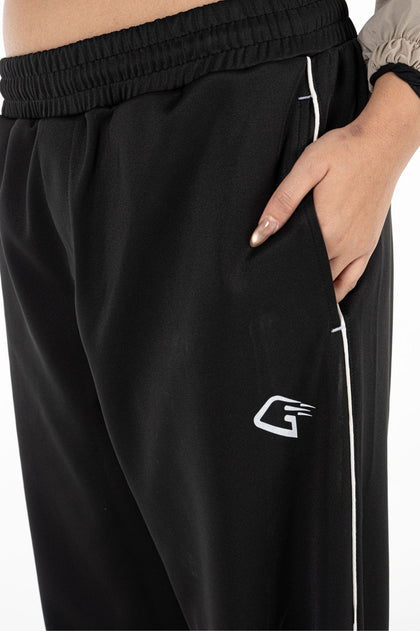 Active Line Black Women Pants