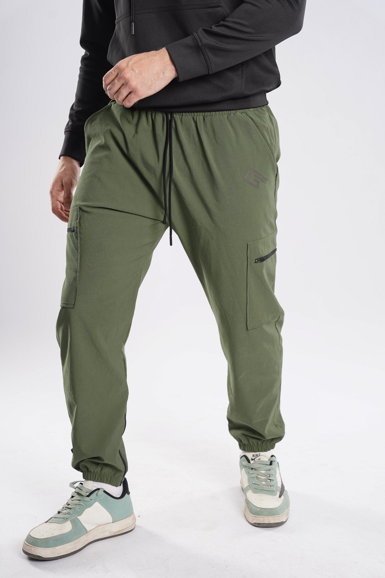 Military Green Cargo Pants V2