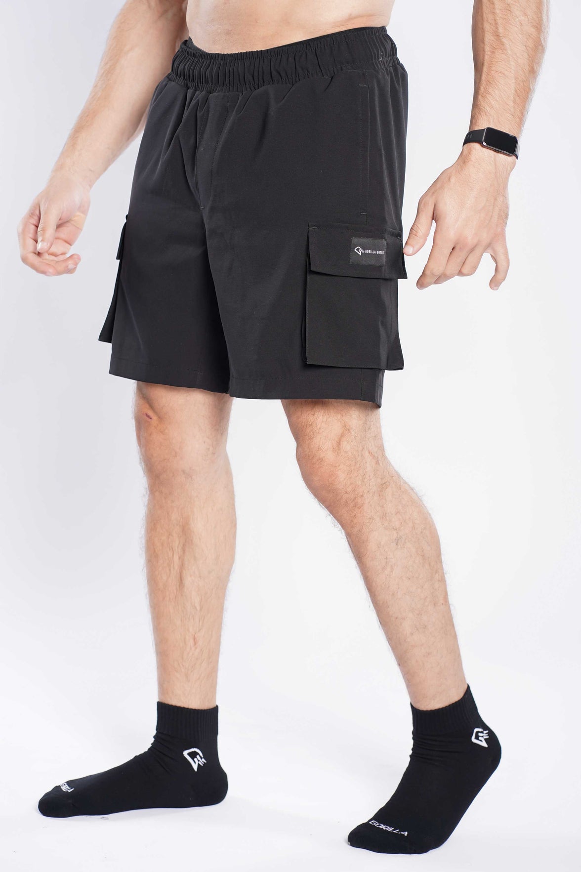 Black Gorilla Cargo Shorts [ OUTLET ]
