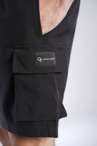 Black Gorilla Cargo Shorts [ OUTLET ]