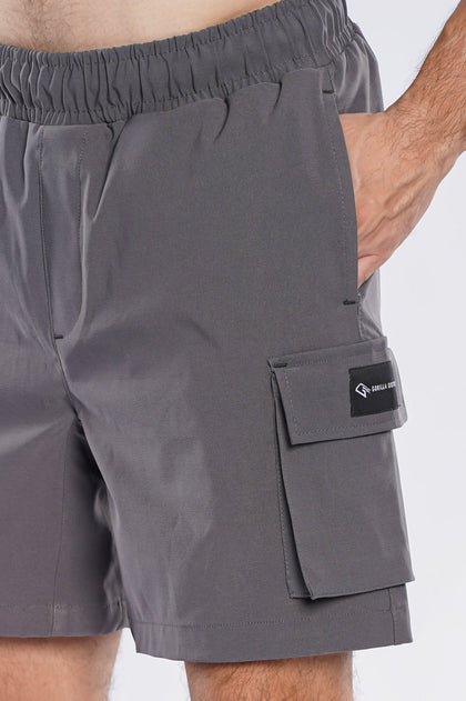 Dark Gray Gorilla Cargo Shorts