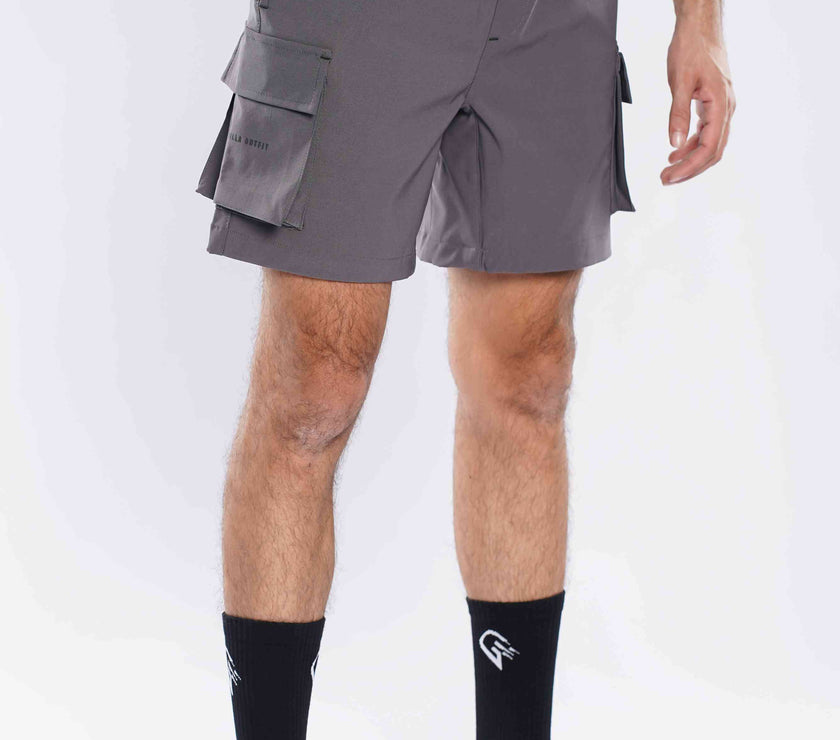 Dark Gray Gorilla Cargo Shorts