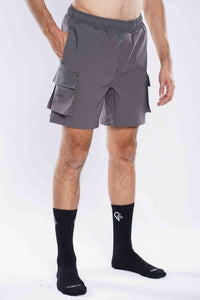 Dark Gray Gorilla Cargo Shorts