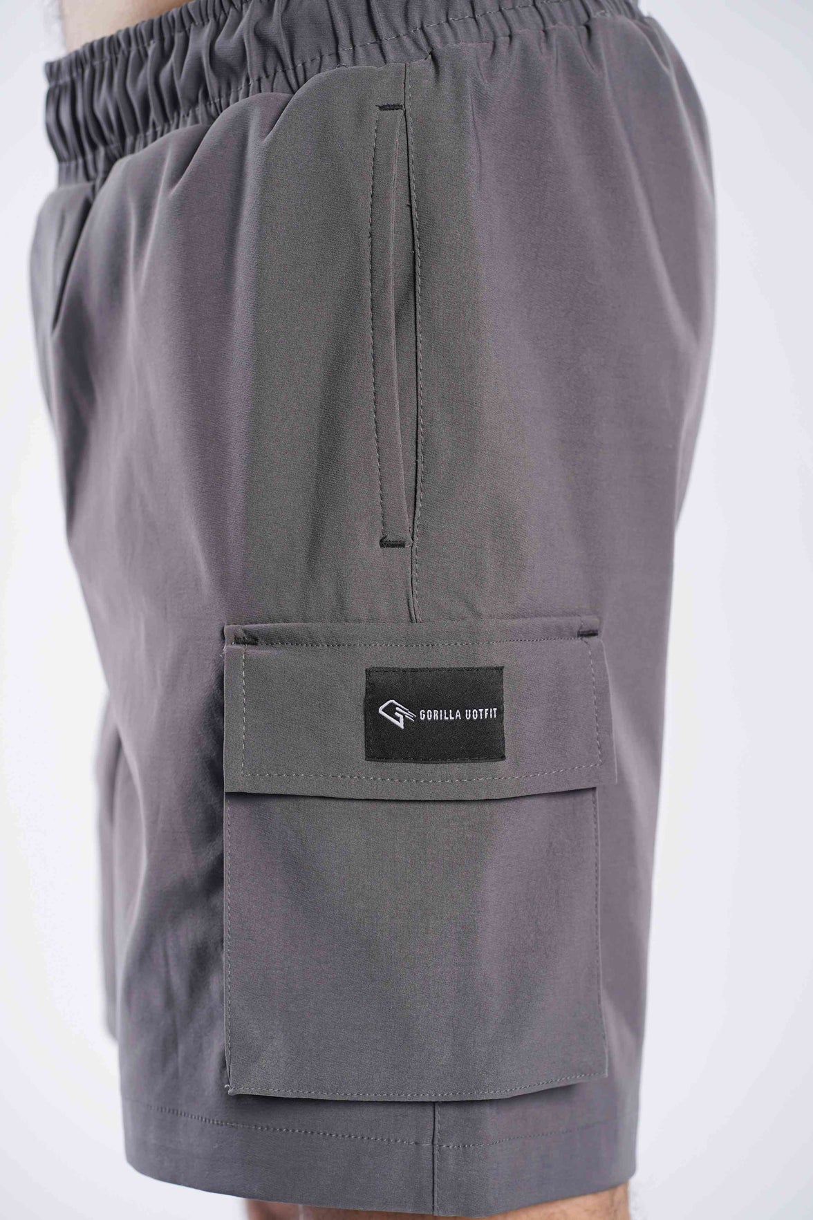 Dark Gray Gorilla Cargo Shorts
