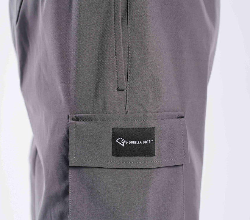 Dark Gray Gorilla Cargo Shorts