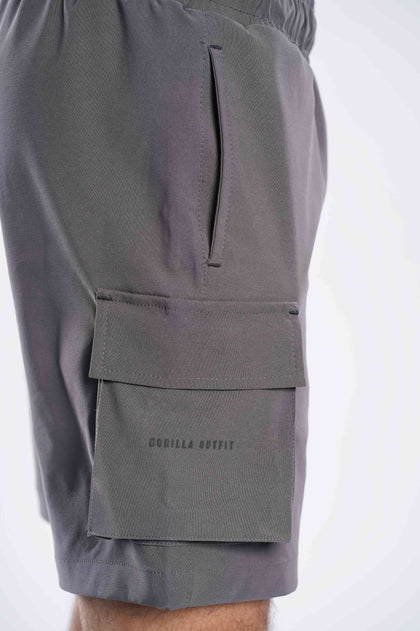 Dark Gray Gorilla Cargo Shorts