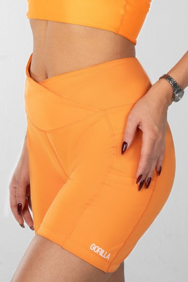 Power Move Orange Shorts