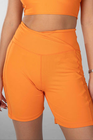 Power Move Orange Shorts
