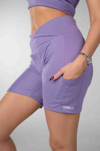 Power Move Lavender Shorts