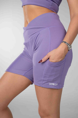 Power Move Lavender Shorts