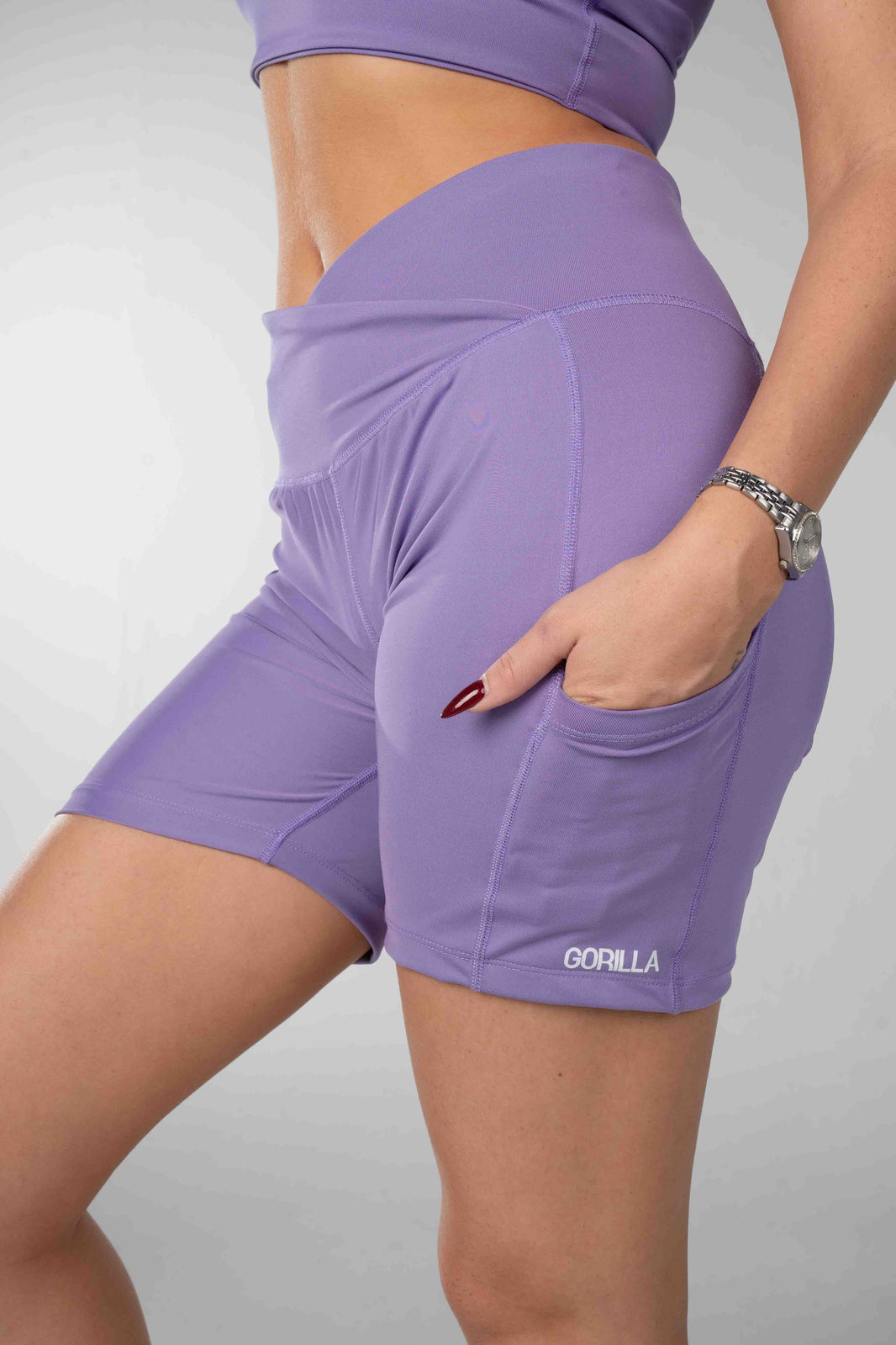 Power Move Lavender Shorts