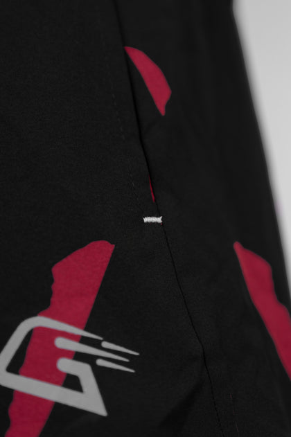 Maroon Shadow Shorts