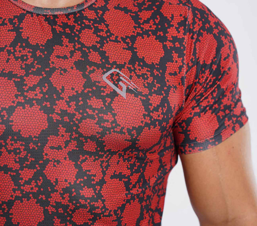 Flame Grid T-shirt