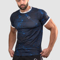 Blue Cosmics Compression T-shirt